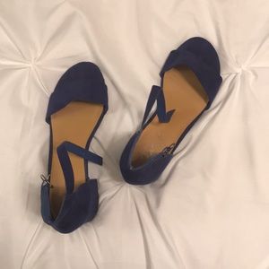 Cobalt Block Heels